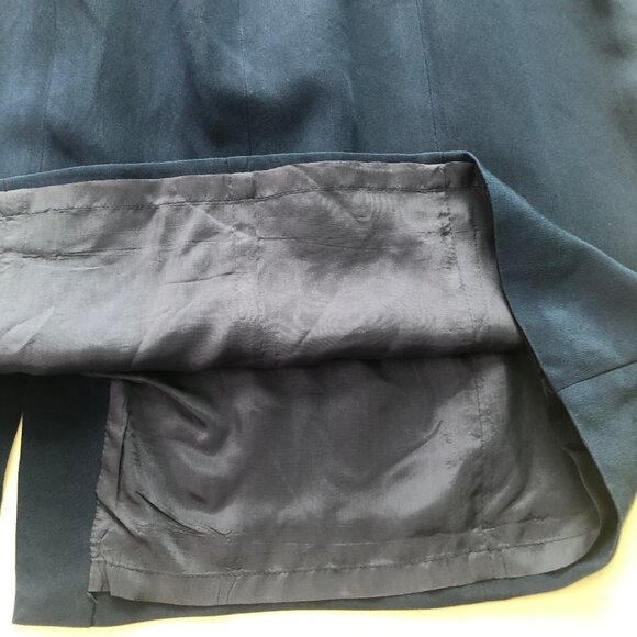 Hugo Buscati Collection Royal Blue Silk Dress Size 8 - Picture 12 of 12